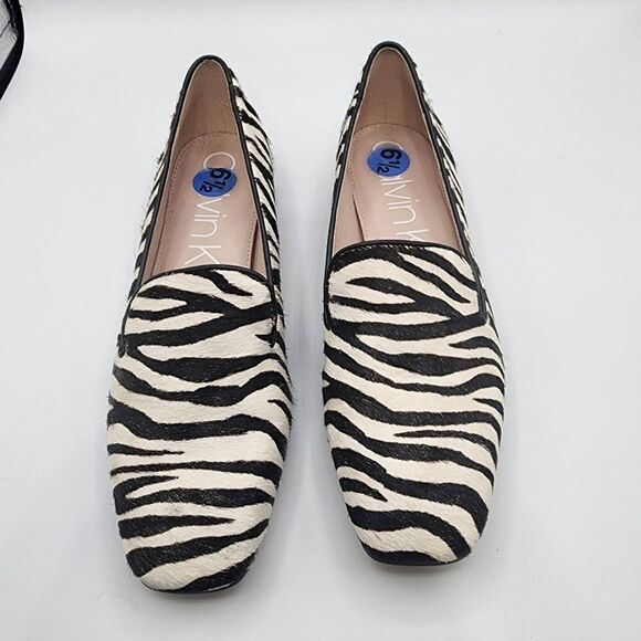 Calvin Klein Hannah zebra flats - Picture 2 of 5